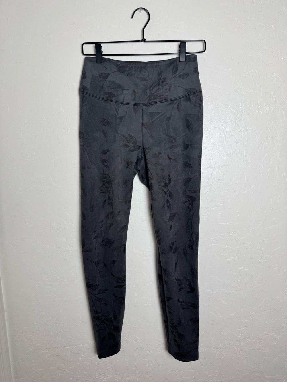 WHBM White House Black Market Gray Suede Inkling Foil Runway Leggings - Picture 2 of 16
